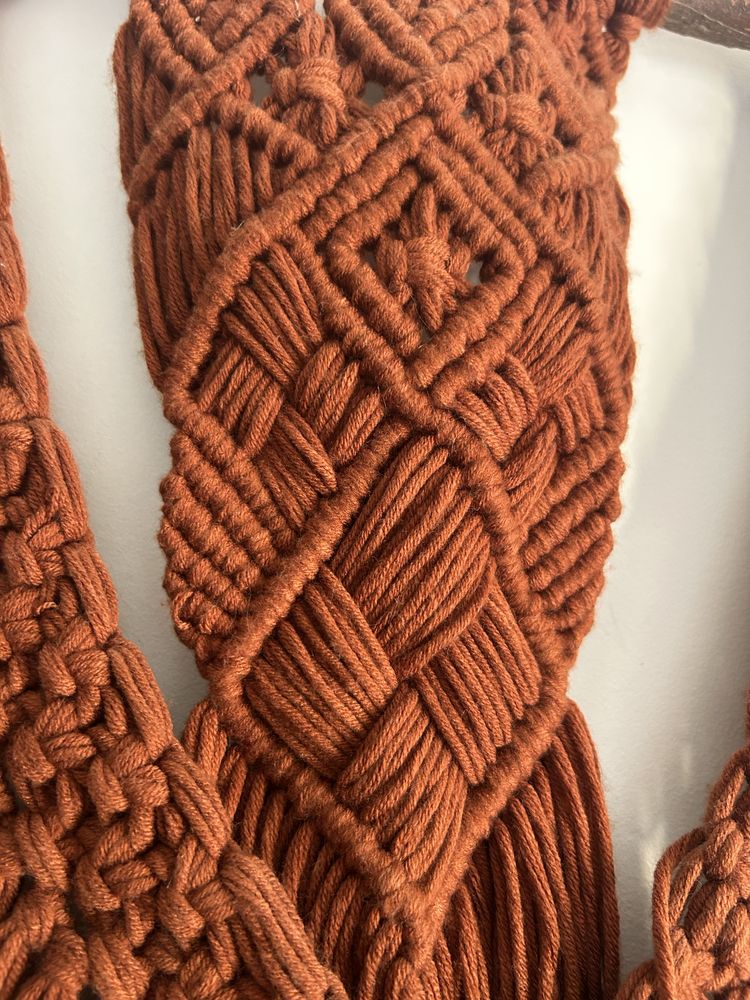 Macarame terracota