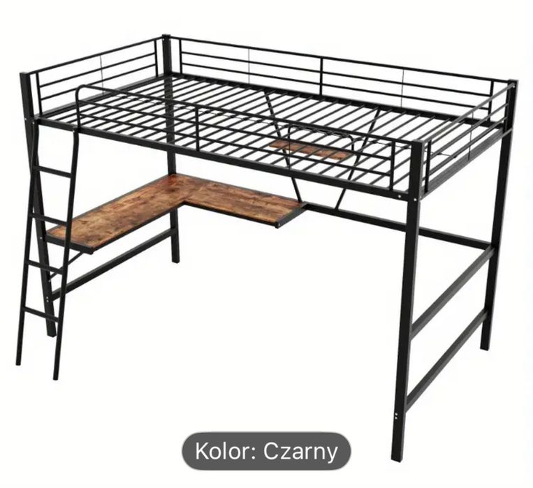 Łóżko z biurkiem piętrowe - stan bardzo dobry