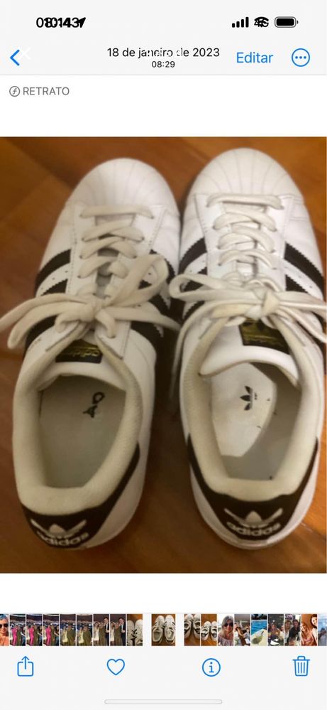 Vendo tenis ADIDAS SUPERSRAR -39 -unisexo