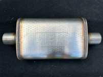 Tłumik środkowy RBS 2,5" 63mm przelotowy stal nierdzewna