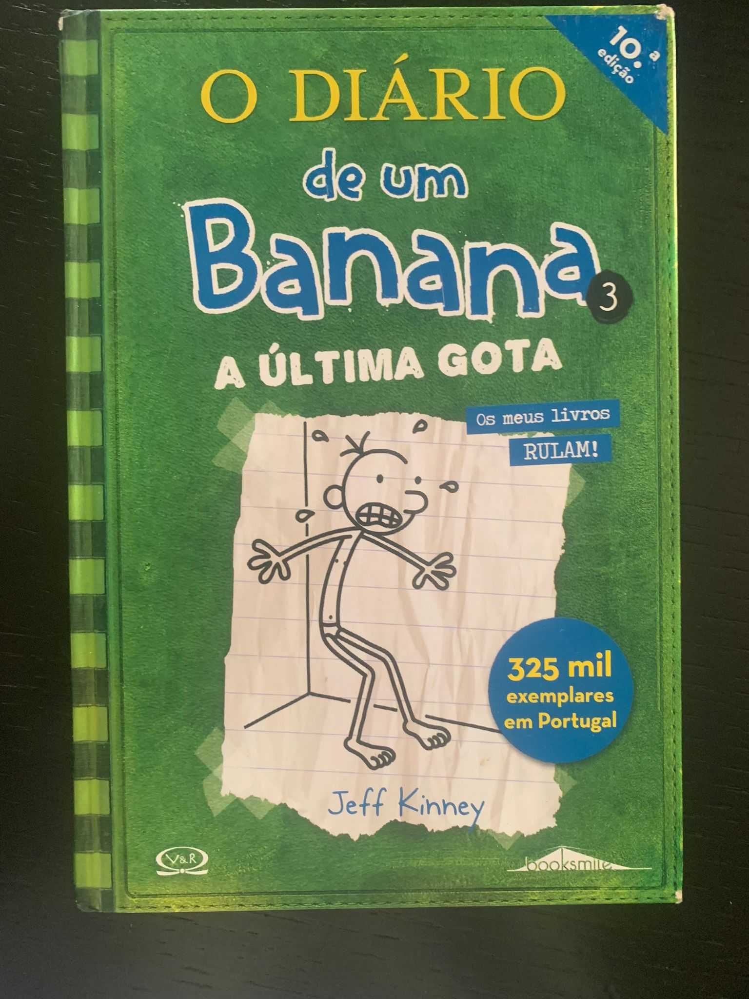 livros da coleção "O diário de um banana"