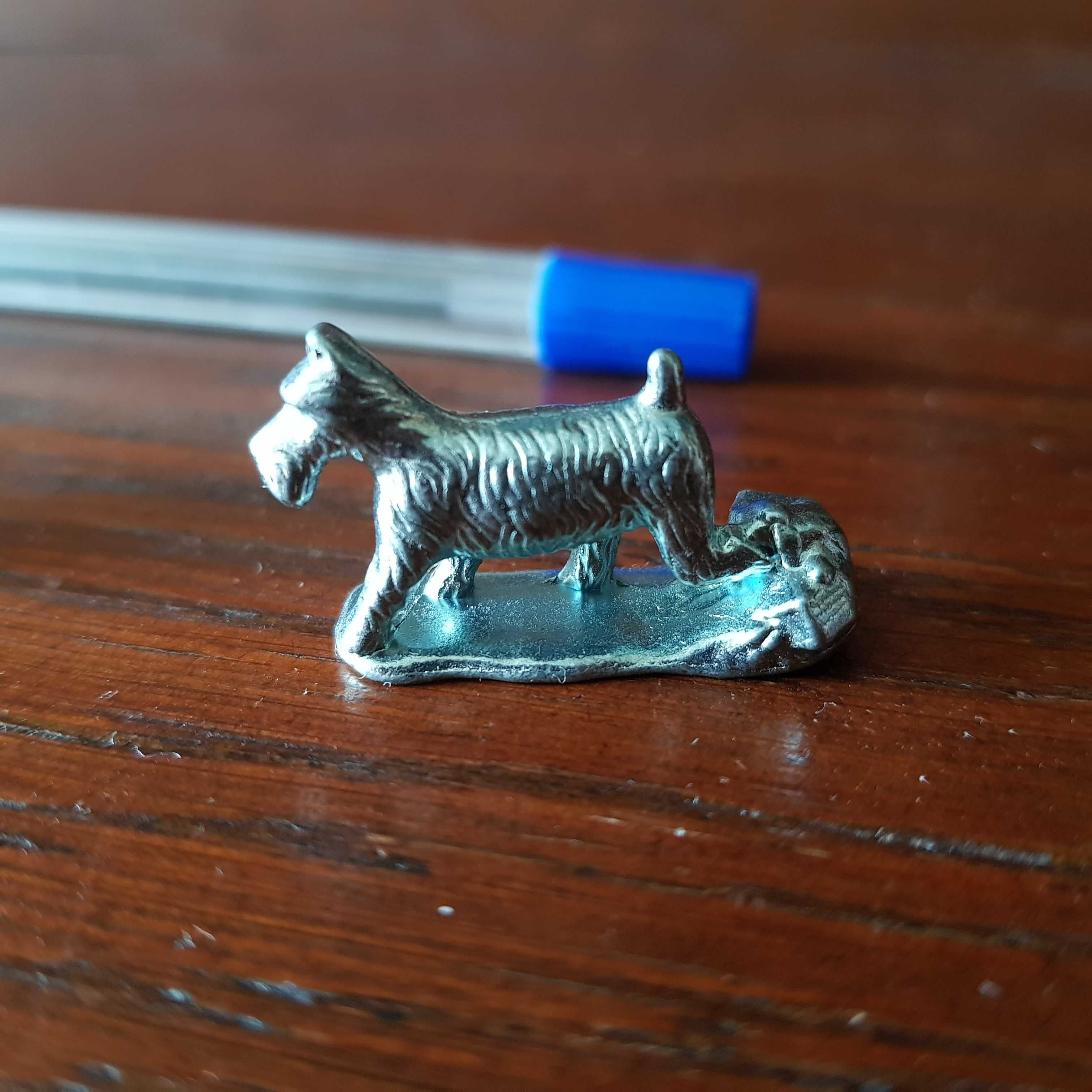 Dinozaur, pies, kot. Zestaw 3 żetonów do gry Monopoly Cheaters Edition