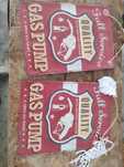 Placas retro, decorativas em madeira e metal