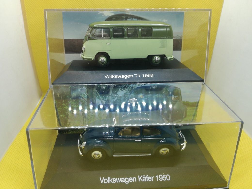 Conjunto miniaturas 1/43 VW em estado novo