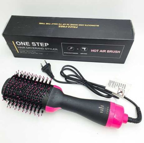 Фен Щетка расчёска 3в1 One step Hair Dryer 1000 Вт 3 режима