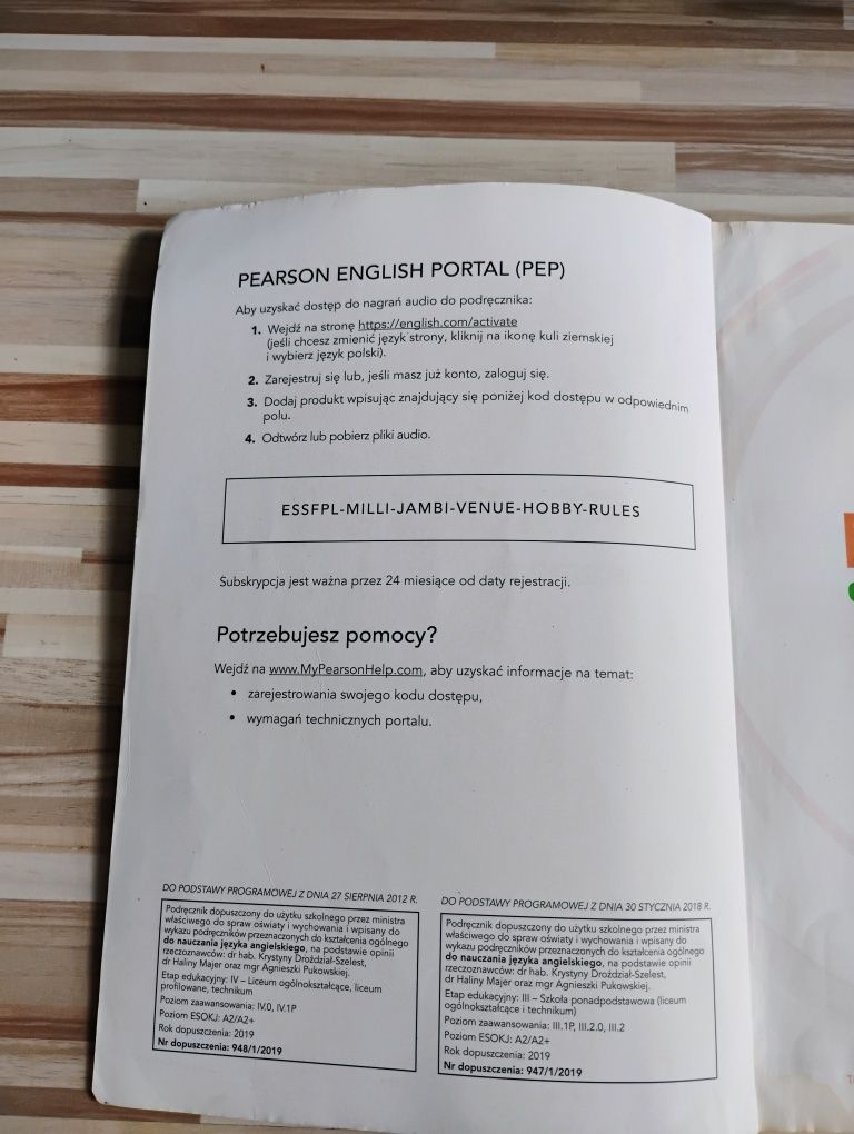 Kiążka j.angielski do klasy 1