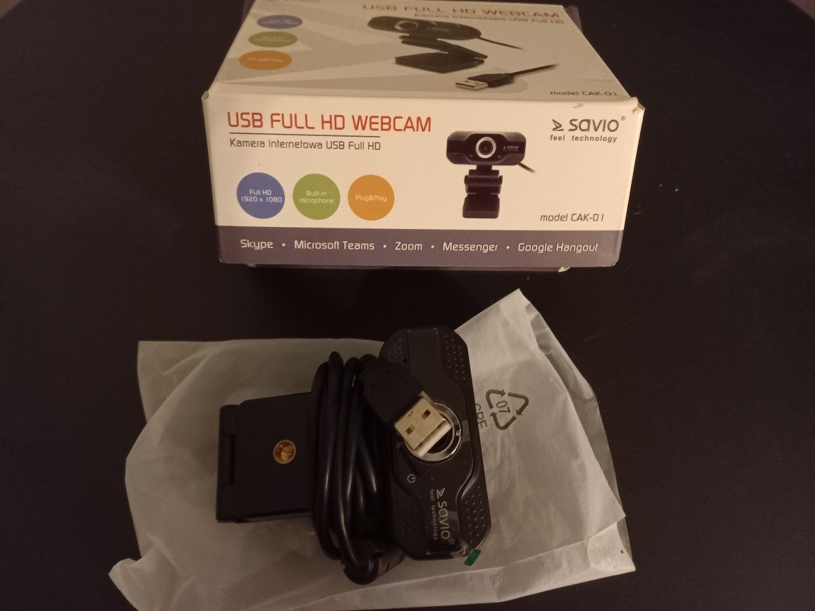 Kamera internetowa USB Full HD Savio