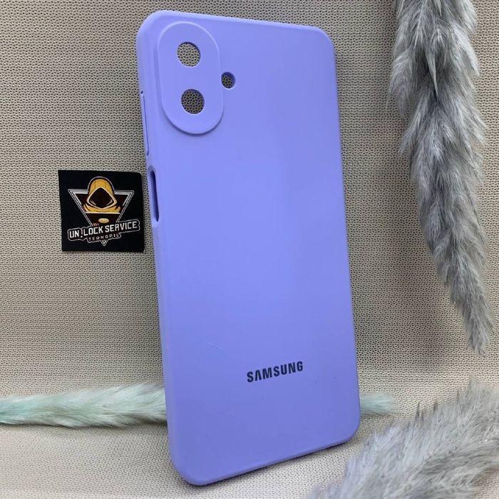 Топ! Samsung A07 с логотипом Противоударный чехол софт тач все модели