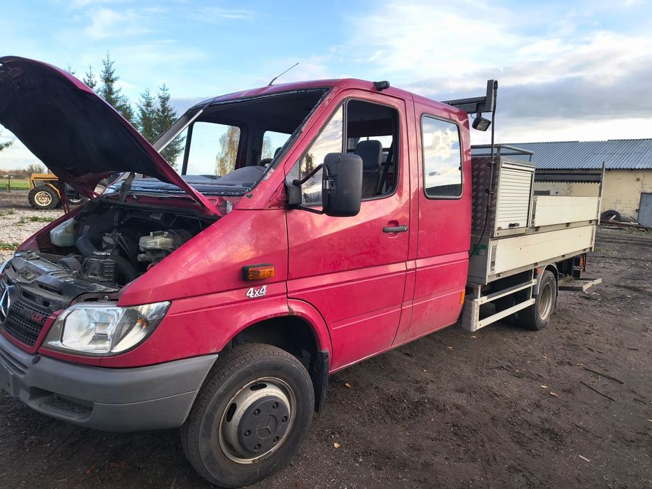 Mercedes-Benz Sprinter 413 CDI  1 Wł. Oryginal 177 tys(wpis na fakturze)4x4 DOKA blizniak