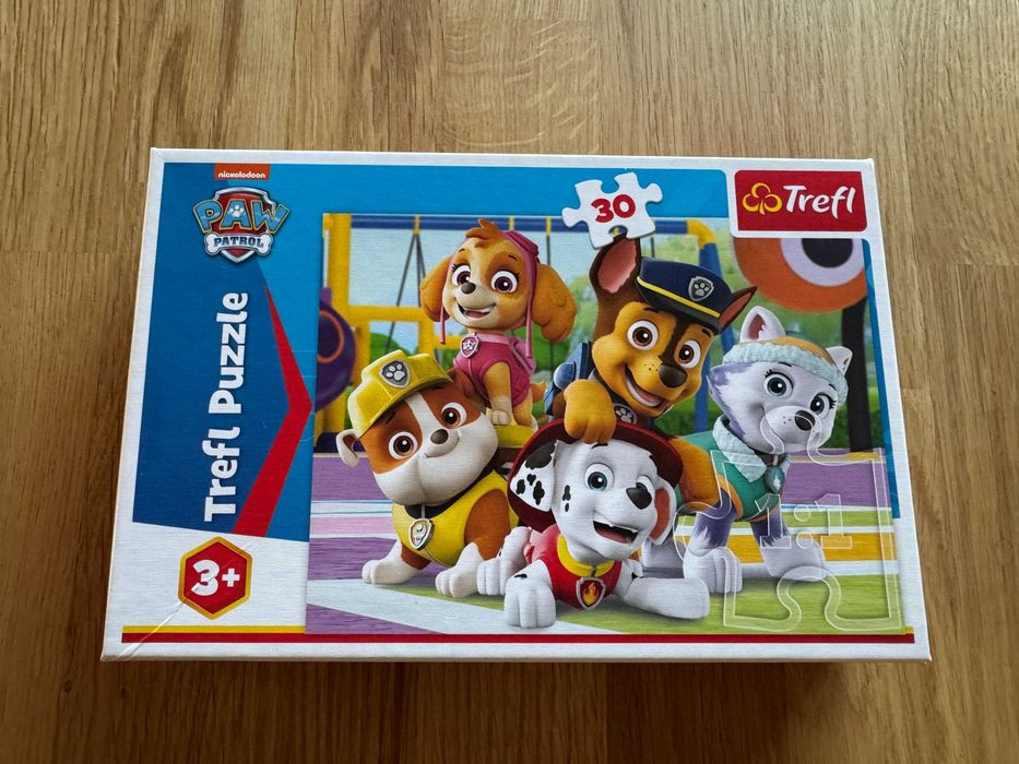 Zestaw Puzzle Czuczu, Zwierzęta i ich dzieci, Psi Patrol 3+ =OKAZJA=