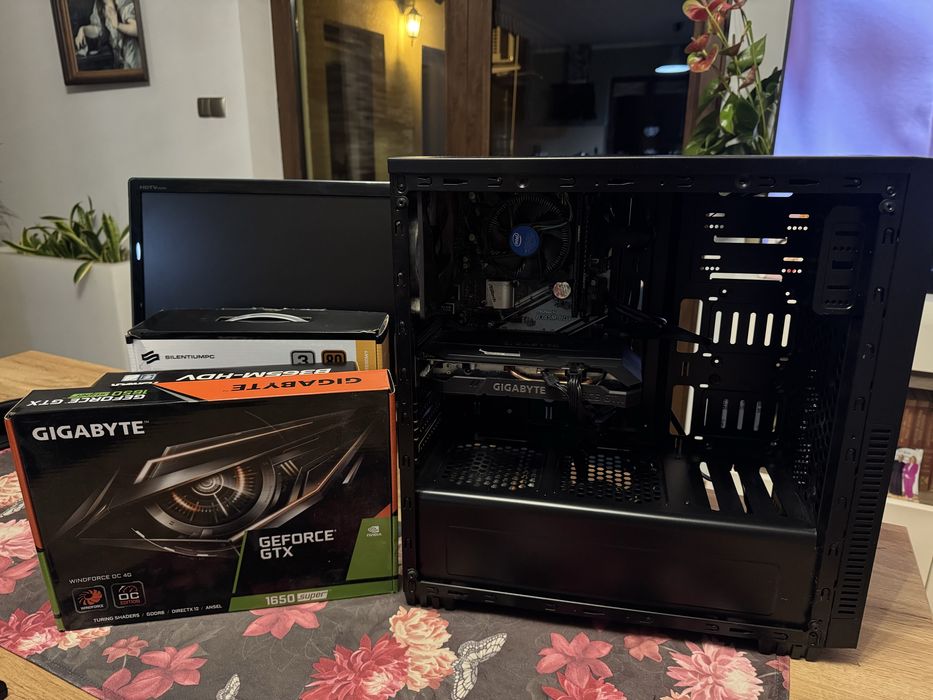 Komputer + monitor do gier/pracy GTX 1650 super i5-9400F RAM 16GB SSD