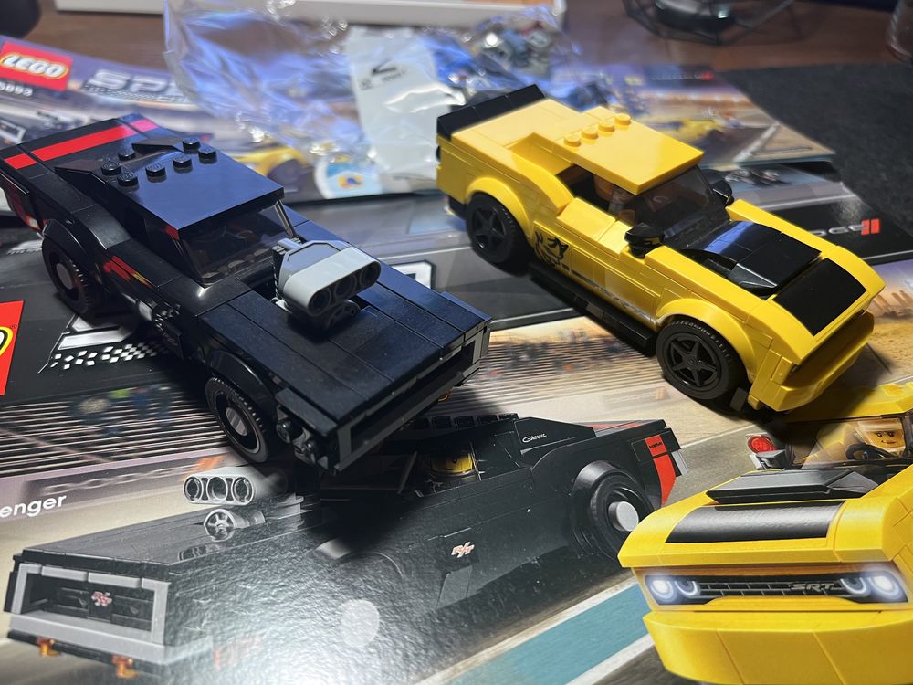 LEGO 75893 Speed Champions Dodge Challenger and Dodge Charger