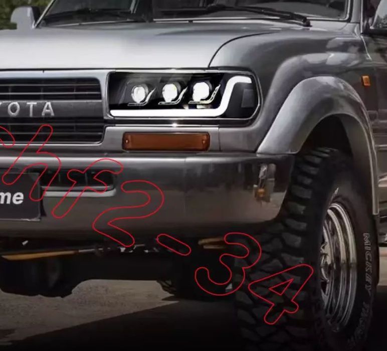 Передние фары Toyota Land cruiser 80(91-97)