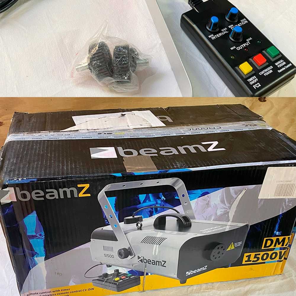 Професійний димогенератор Beamz S1500 DMX 1500WAT Генератор диму