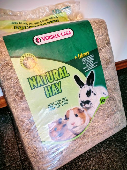 Feno 5kg selado Porquinho Índia ou Coelho