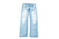 Spodnie jeansowe y2k Kaporal 34us niski stan drip