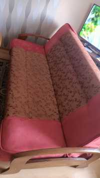 Kanapa sofa wersalka drewno dębowe