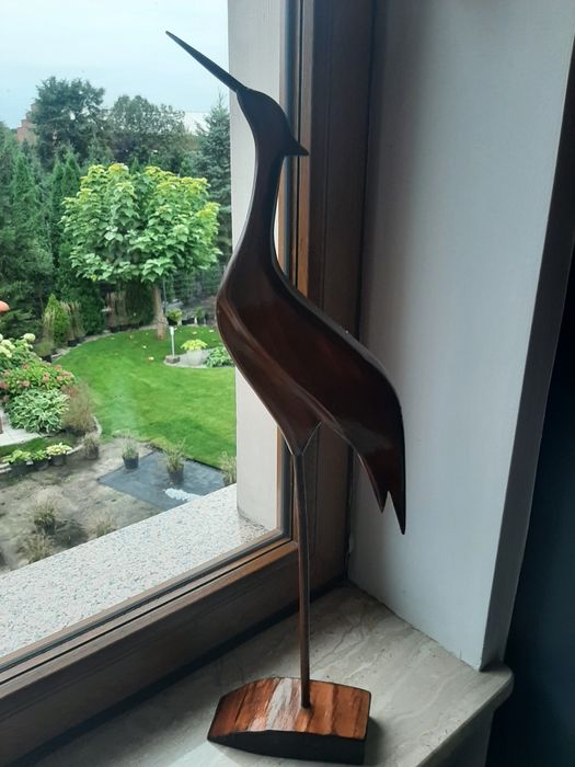 Figurka z litego drewna suar 40 cm miłosny taniec