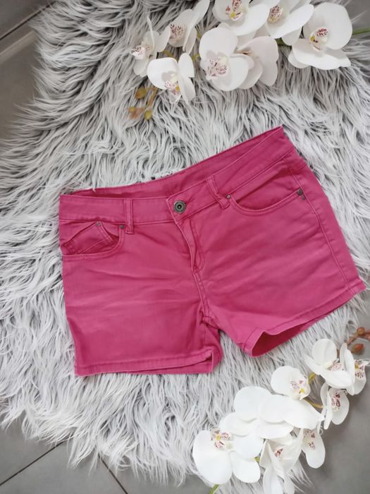 Spodenki szorty krótkie damskie r.M różowe