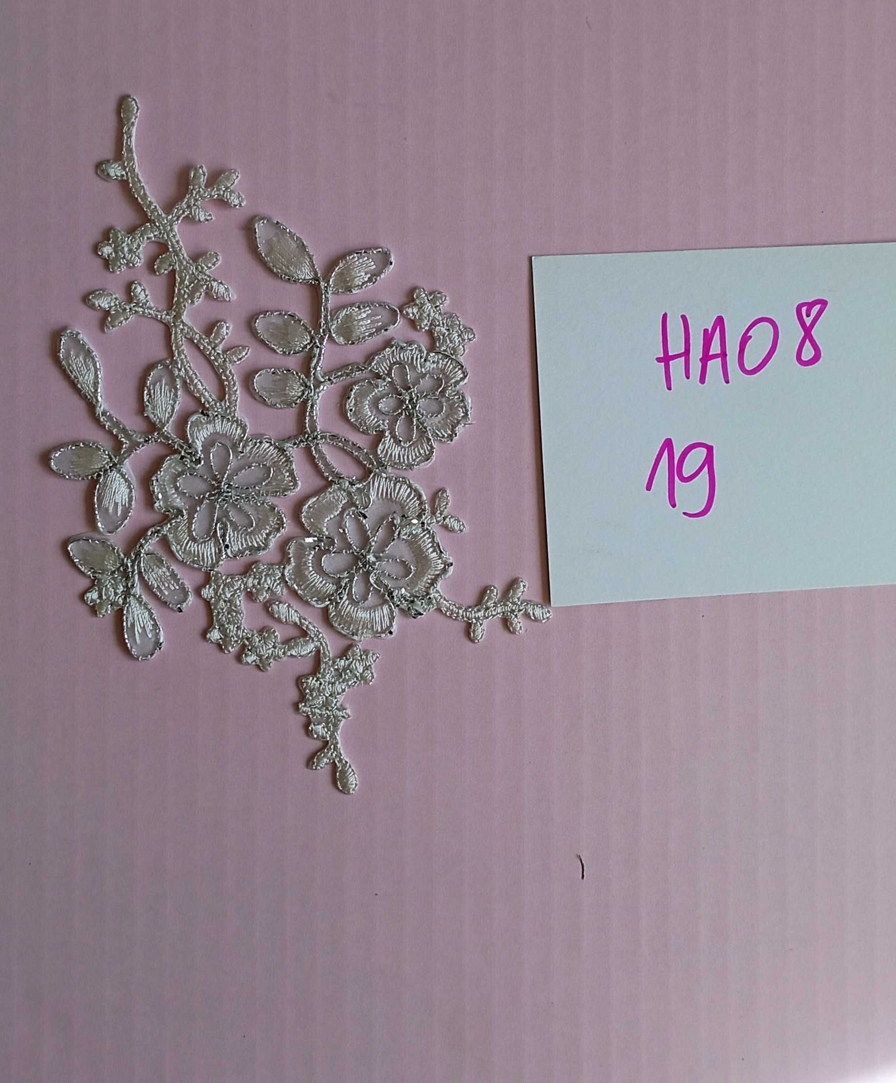 Haft aplikacja 3d suknia ślubna sukienka komunijna komunia ślub