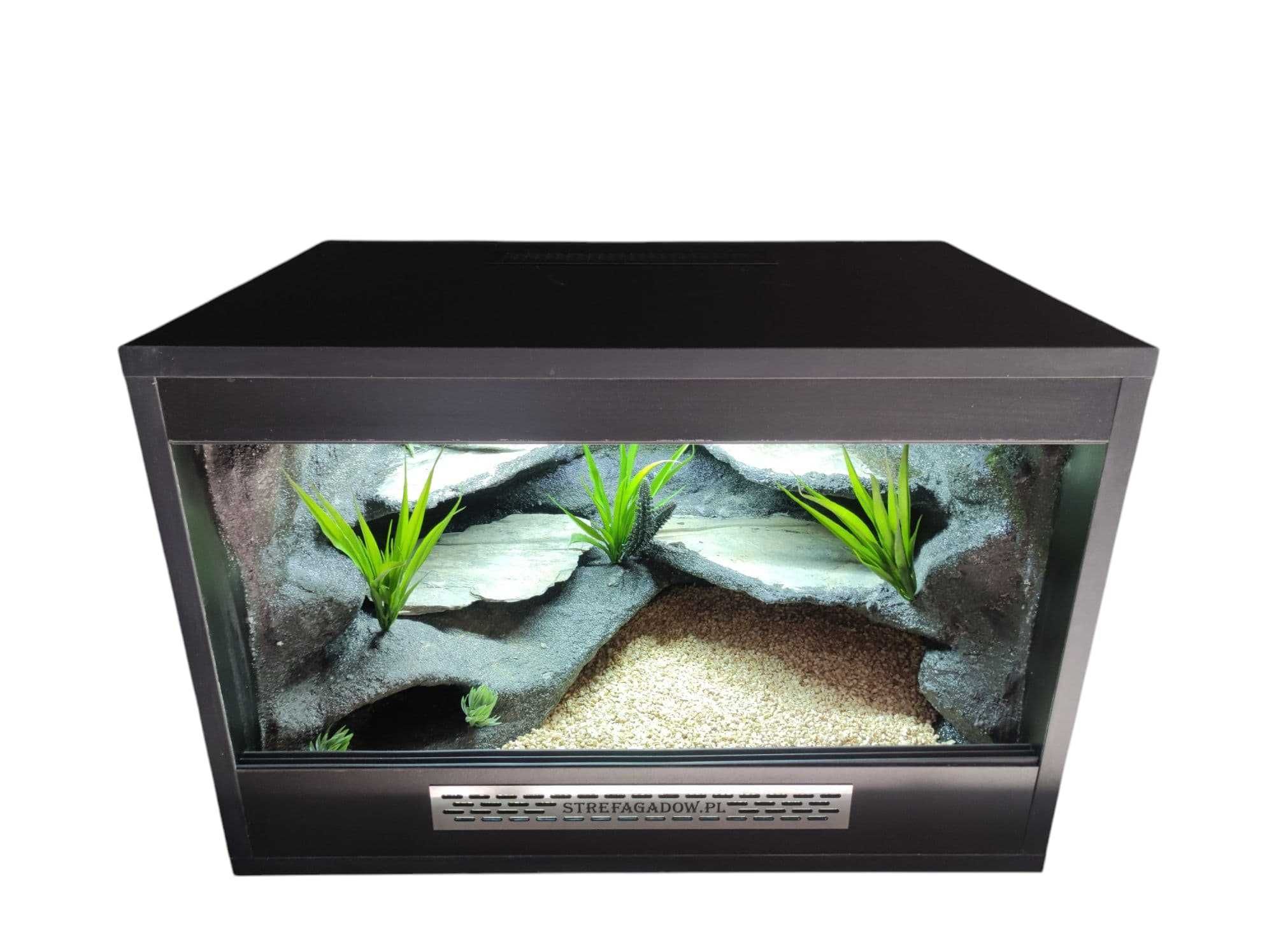 Terrarium pustynne nr710 60/40/40 dla gekona lamparciego DOSTĘPNE