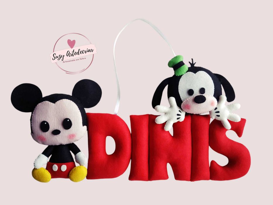Decoração Placa Maternidade Mickey