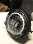 Круглая Led фара на мотоцикл Cafe Racer светодиодная Scrambler