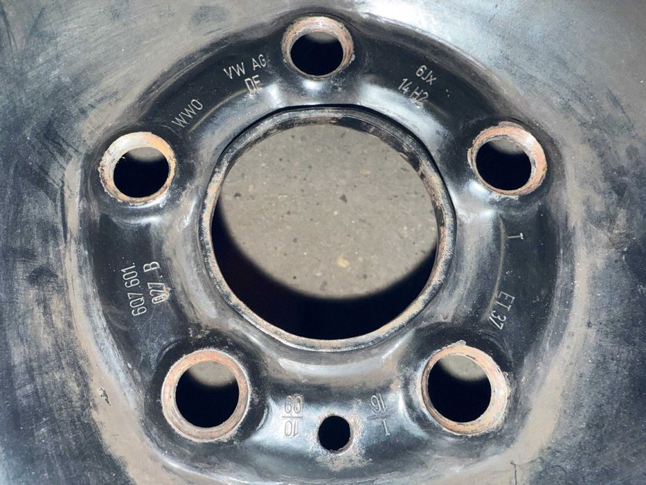 Felgi stalowe 6Jx14H2 ET37 VW Skoda Seat proste, sprawdzone 4 szt