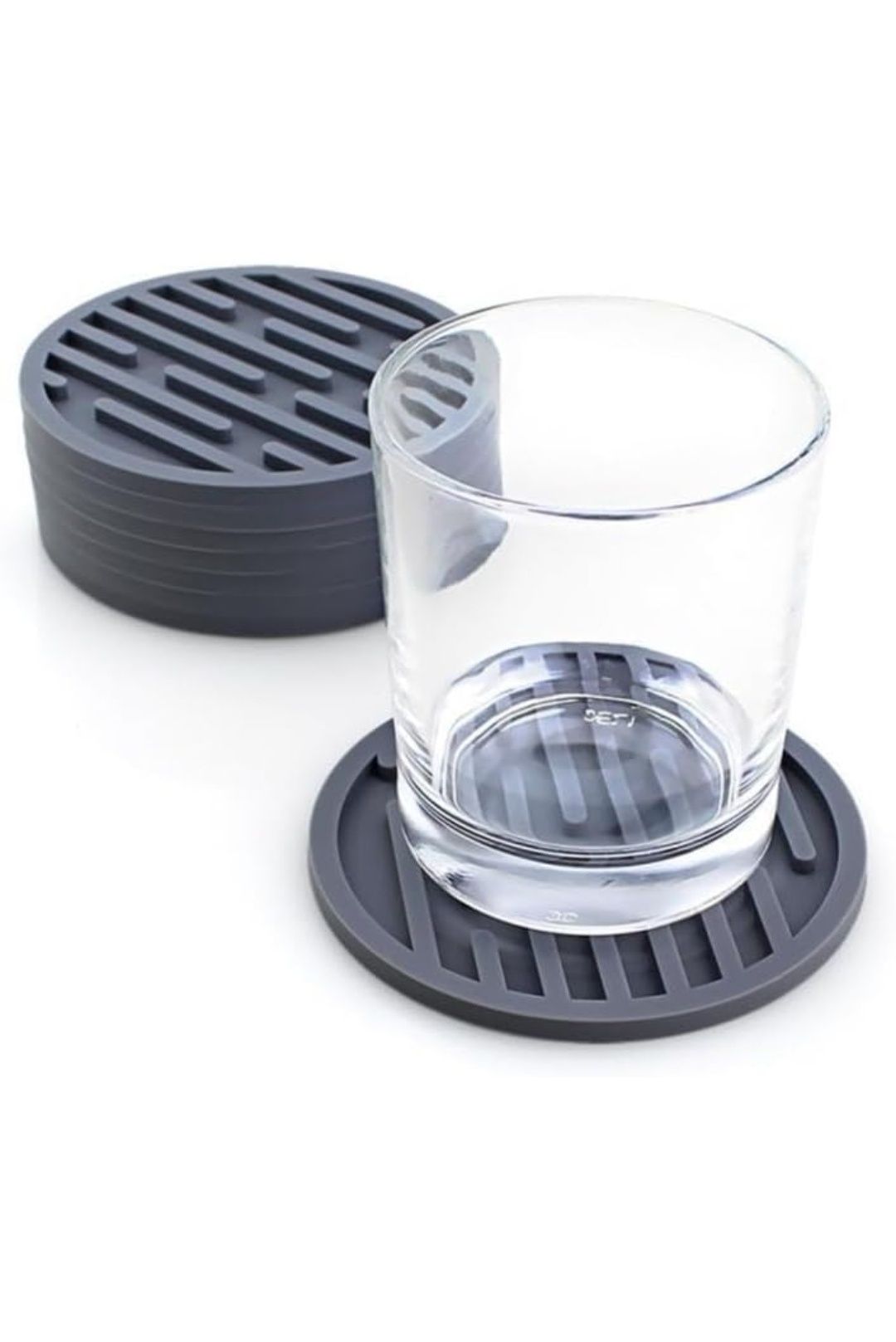 Zestaw 6 podstawek do napojów pod szklanki  podkładki silikonowe 10cm