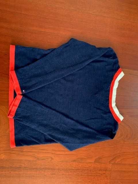 Granatowy sweterek, Tommy Hilfiger, 6 -7lat