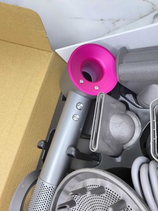 Фен Dyson Super Hair Dryer, 5 насадок, фуксія — для ефективного догляд