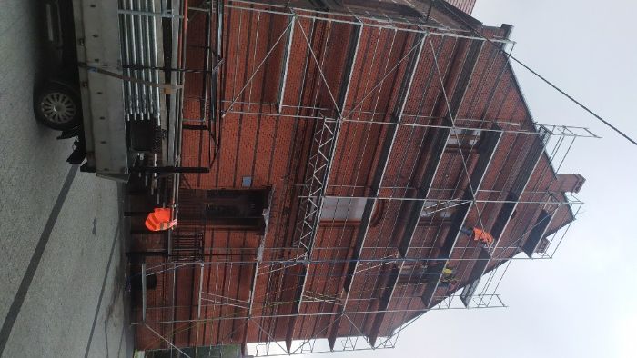 WYNAJEM Czeladź - Rusztowanie elewacyjne fasadowe | Transport Montaż
