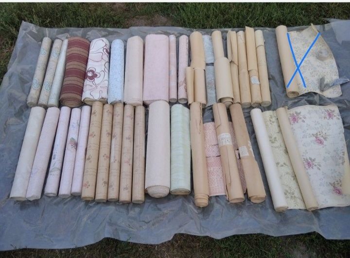 Обои шпалери моющиеся  остатки  новые и СССР