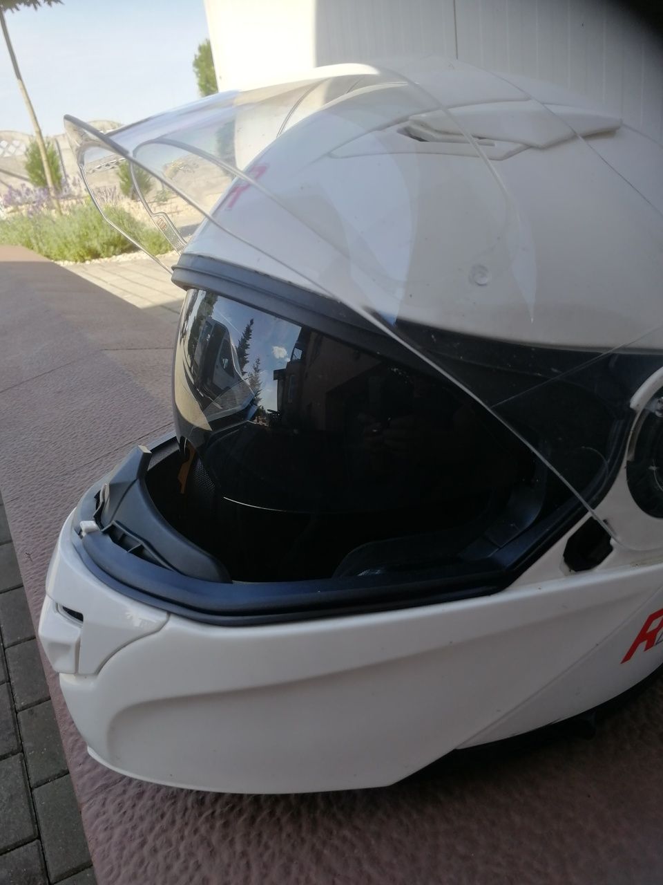 Kask motocyklowy szczękowy