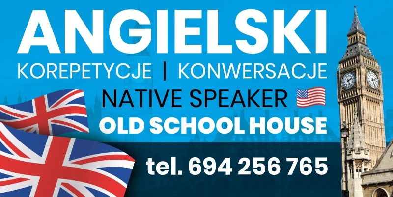 Język ANGIELSKI - korepetycje, konwersacje NATIVE SPEAKER