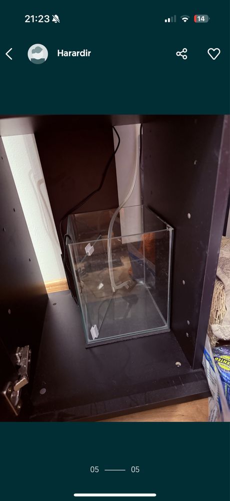 Akwarium maxspect dice nano z szafką bez sprzętu