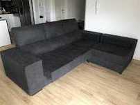 Sofá com chaise long seminovo