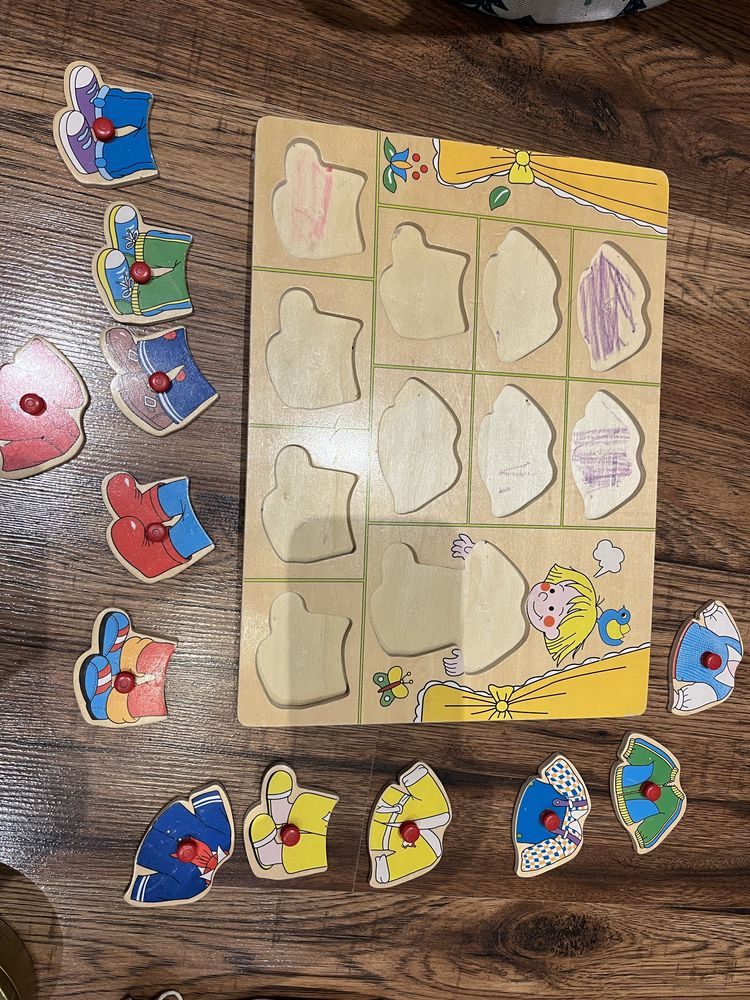 Sorter ukladanka drewniana puzzle