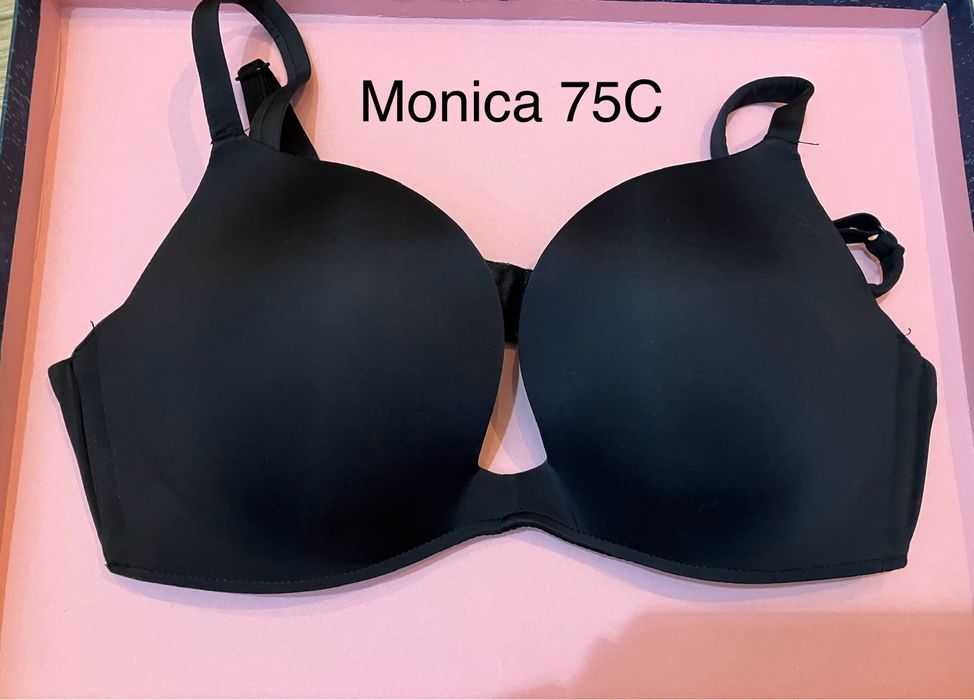 Intimissimi Monica biustonosz 75C IT2C czarny gładki j nowy
