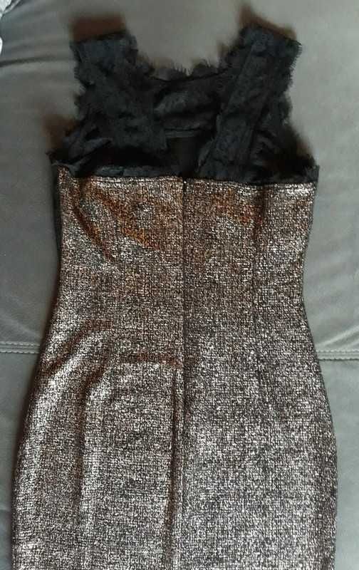 New look sukienka glamour midi L