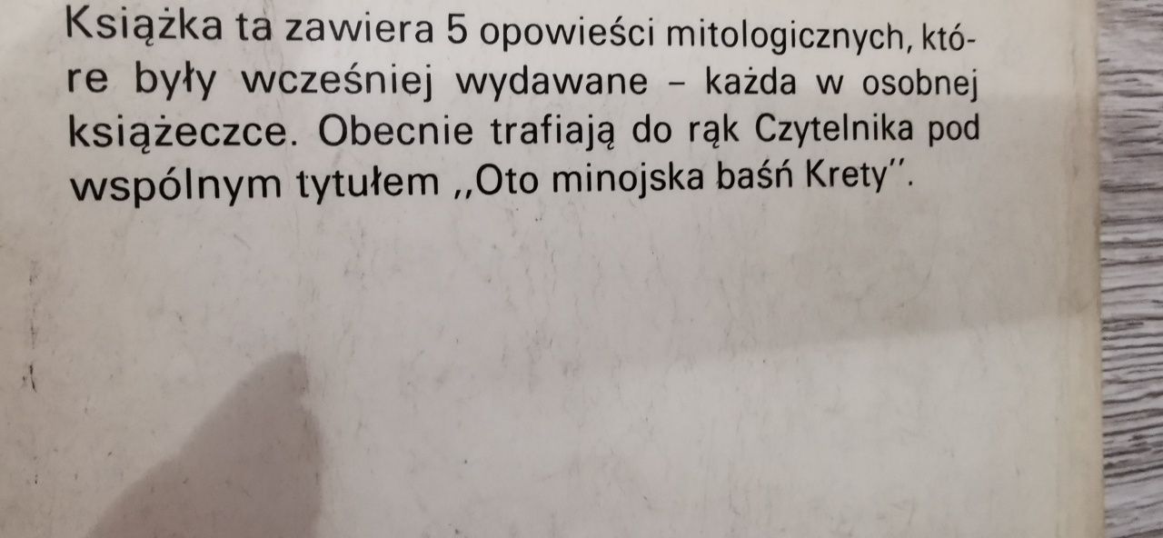 Oto minojska baśń Krety
Jadwiga Żylińska