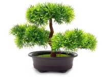 Drzewko bonsai w doniczce sztuczna roślina dekoracyjna 25cm