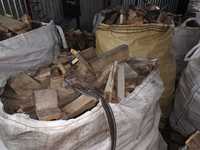 Drewno Rozpałkowe Opałowe Pocięte Palety Transport HDS