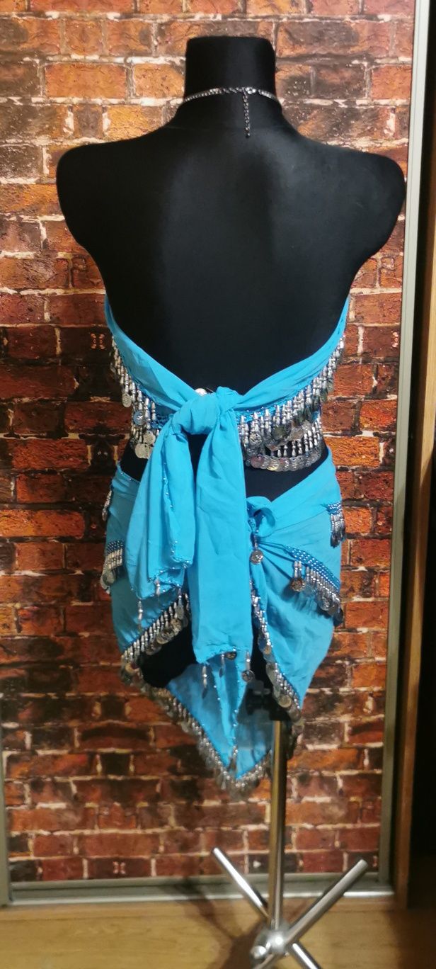 Stroj do tanca brzucha belly dance etno boho monetki
