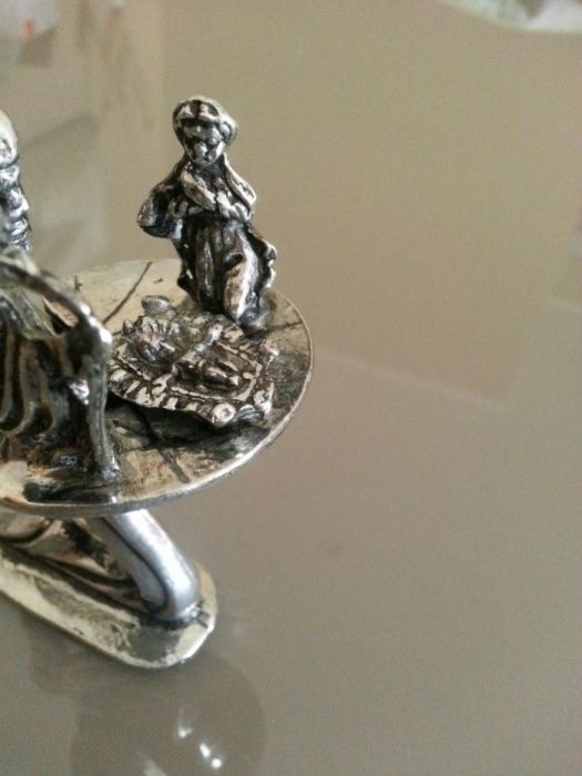 Presépio de anjo 95 % estanho novo