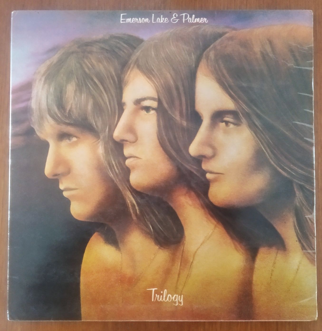 Emerson Lake & Palmer disco de vinil "Trilogy".