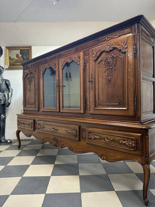 Вітрина сервант Франція дерево витрина дуб 3665