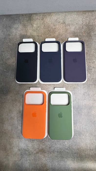 Чохол Silicone Case MagSafe з кнопкою + Animation iPhone 17 17 Pro Max