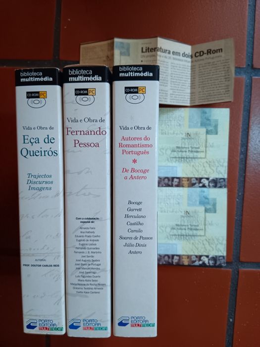Biblioteca Multimédia Porto Editora - Eça de Queiroz, Fernando Pessoa