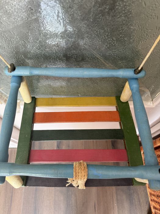 Гойдалка дитяча на мотузках